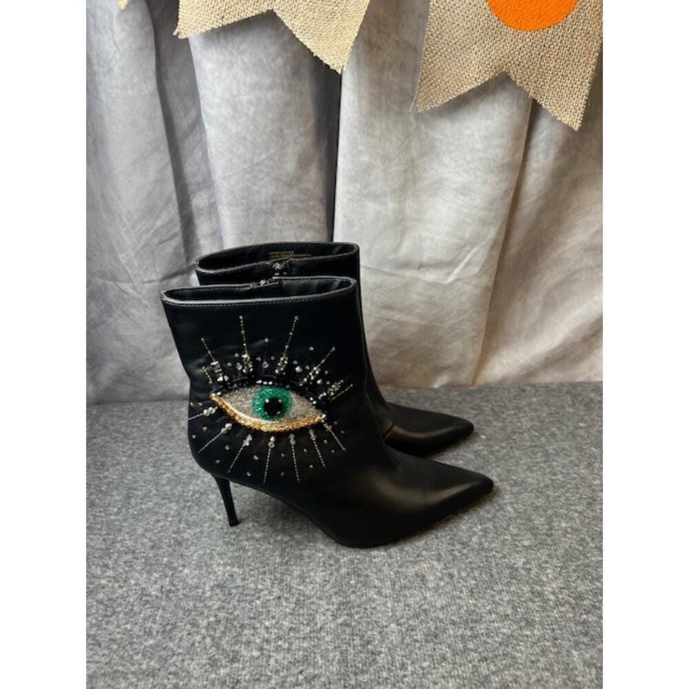 Kurt Geiger Belgravia Embellished Evil Eye Stiletto Bootie size EU 35.5/US 5.5 - Picture 2 of 10